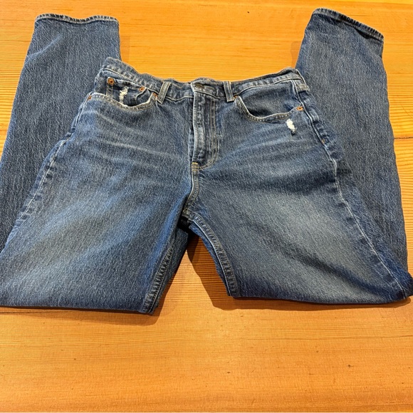 GAP Sky High Straight Blue Jeans - Picture 7 of 9